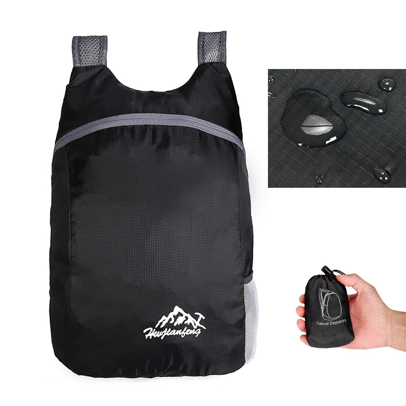 15L Lightweight Packable Backpack Foldable Outdoor Folding Backpack