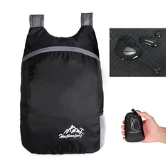 15L Lightweight Packable Backpack Foldable Outdoor Folding Backpack