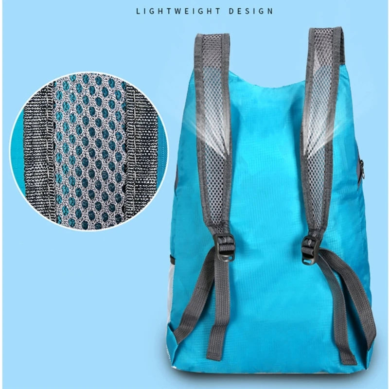 15L Packable Outdoor Backpack Lightweight Folding Travel Daypack
