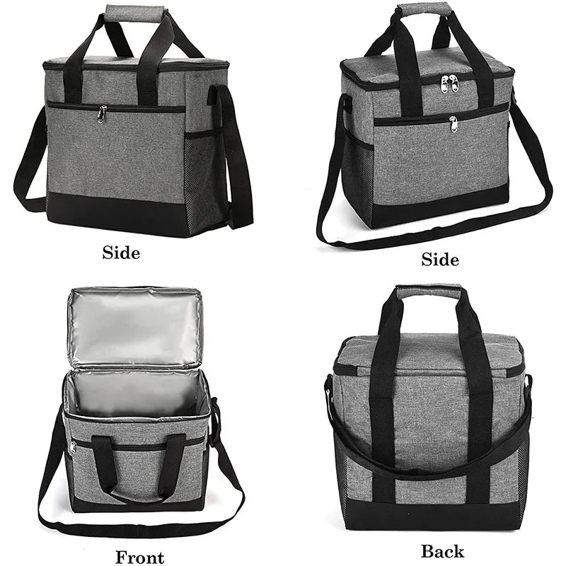 15L Lunch Box Bag Leakproof Thermal Fresh Cooler Thermo Picnic Food Fruit Bag