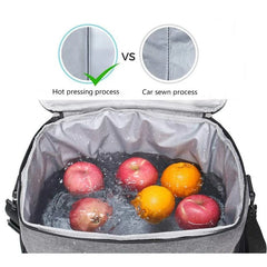 15L Lunch Box Bag Leakproof Thermal Fresh Cooler Thermo Picnic Food Fruit Bag