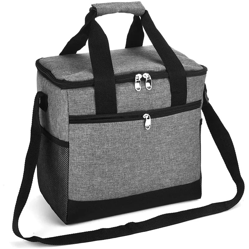 15L Lunch Box Bag Leakproof Thermal Fresh Cooler Thermo Picnic Food Fruit Bag