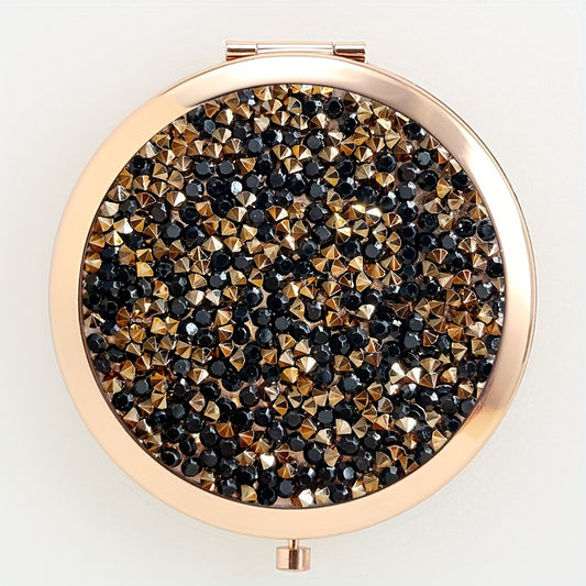 Compact Mirror 2X 1X Magnification for Purses Handheld Mirror