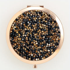 Compact Mirror 2X 1X Magnification for Purses Handheld Mirror