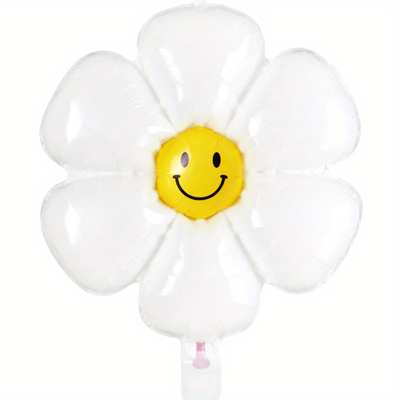 10pcs Daisy Aluminum Balloon Baby Birthday Photo Props