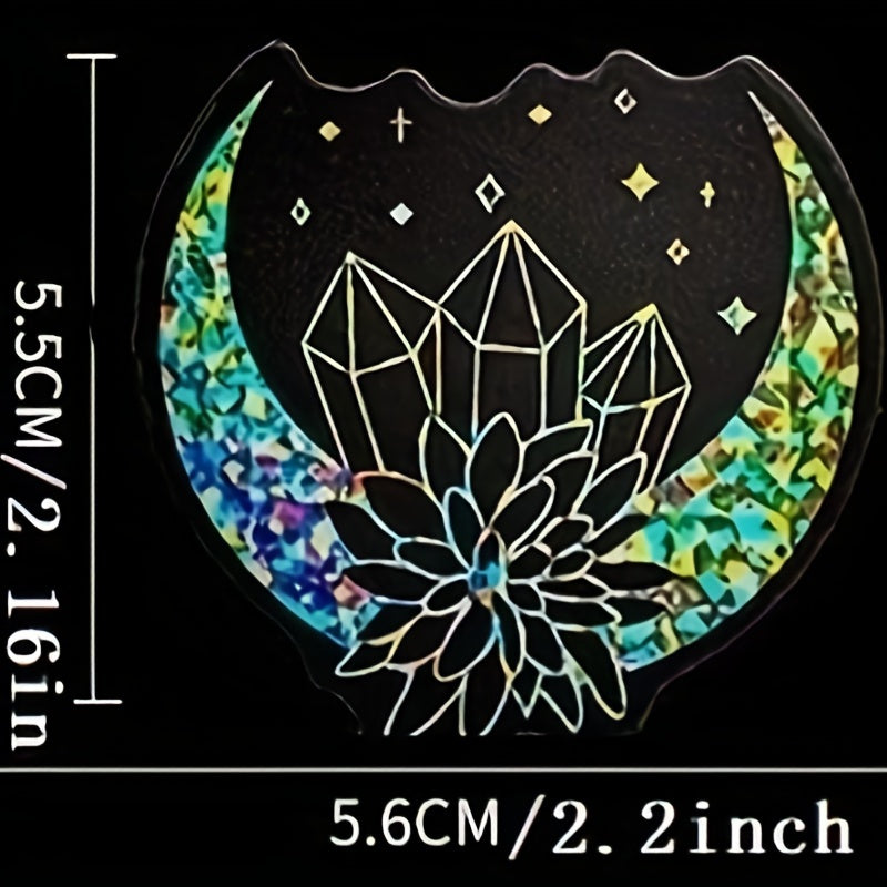 100PCS Laser Inspect Stickers for Motorcycle Car Helmet