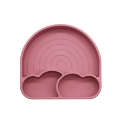 Rainbow Dinner Plate Suction Cup Children's Tableware