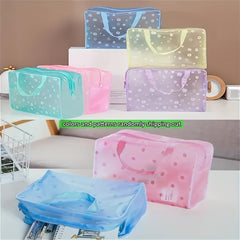 Waterproof Cosmetic Zipper Bag Lightweight Storage Bag Makeup Bag