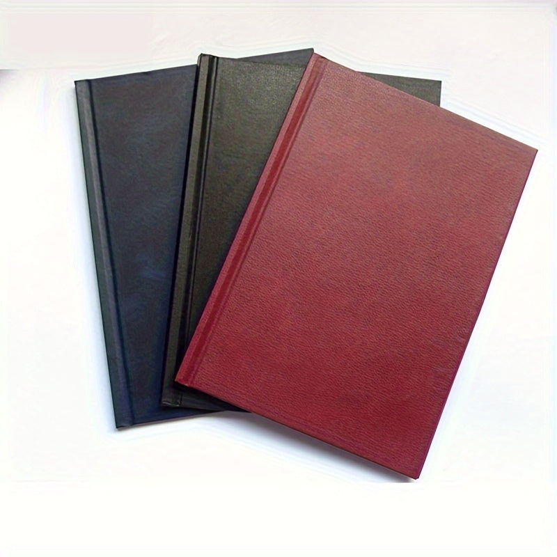1pc Red PU Diary Cover A4 Size Thermal Binding 11 145sheets