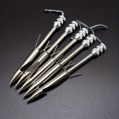 5pcs Stainless Steel Fish Arrow Model in Iron Box