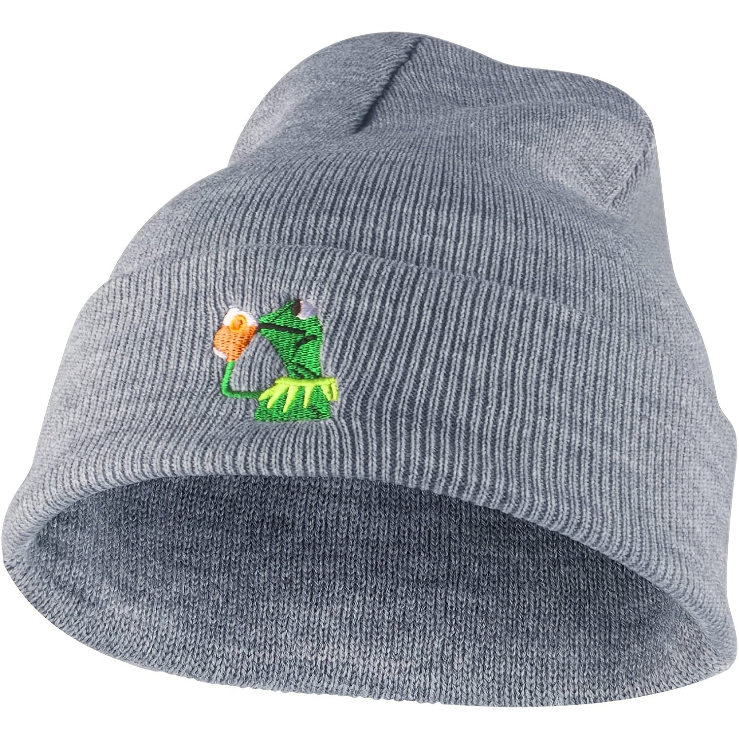 Winter Frog Tea Beanie Warm Knitted Hat Unisex