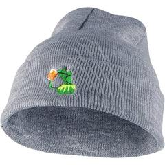 Winter Frog Tea Beanie Warm Knitted Hat Unisex