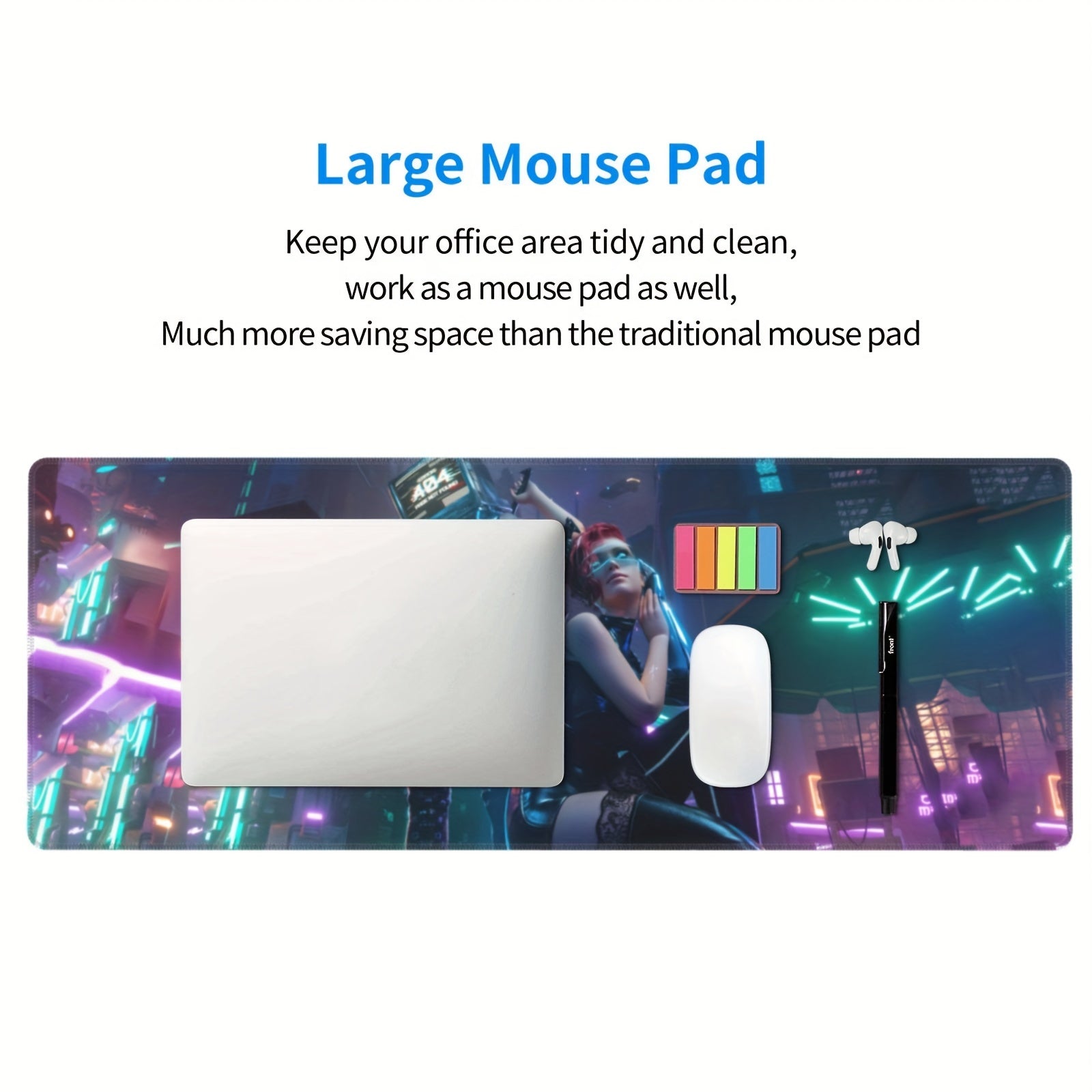 Large Mouse Pad Micro Weave Cloth Desk Pad