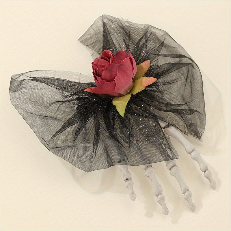 Halloween Flower Duck Billed Clip Head Piece