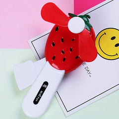 Creative Fruit Mini Fan Hand Press Office Fan