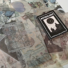 Vintage Astrology Moon Phase Paper Set for Scrapbooking and Journaling