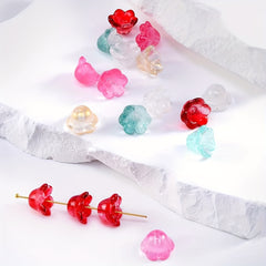 10pcs 10mm Bluebells Glass Beads Jewelry Making DIY Necklace Bracelet Pendant