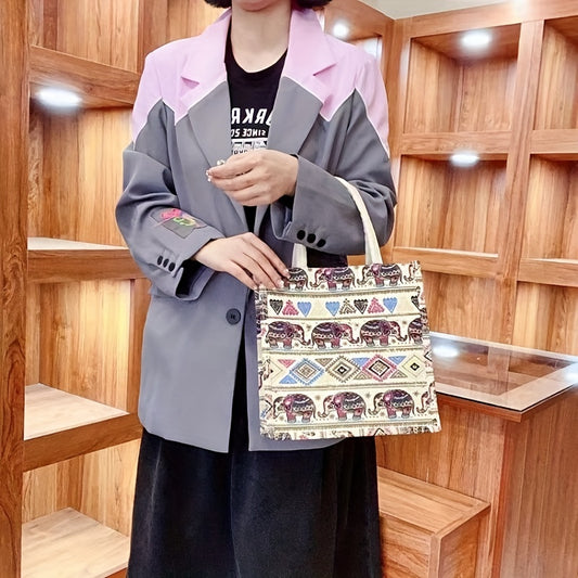 Large Capacity Portable Mommy Bag Canvas Bag