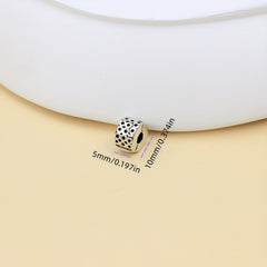 European Silver Plated Safety Bead Clip Stopper Charm Bracelet DIY Jewelry