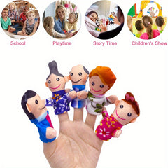 Rainbow Finger Puppets Role Playing Costume Set