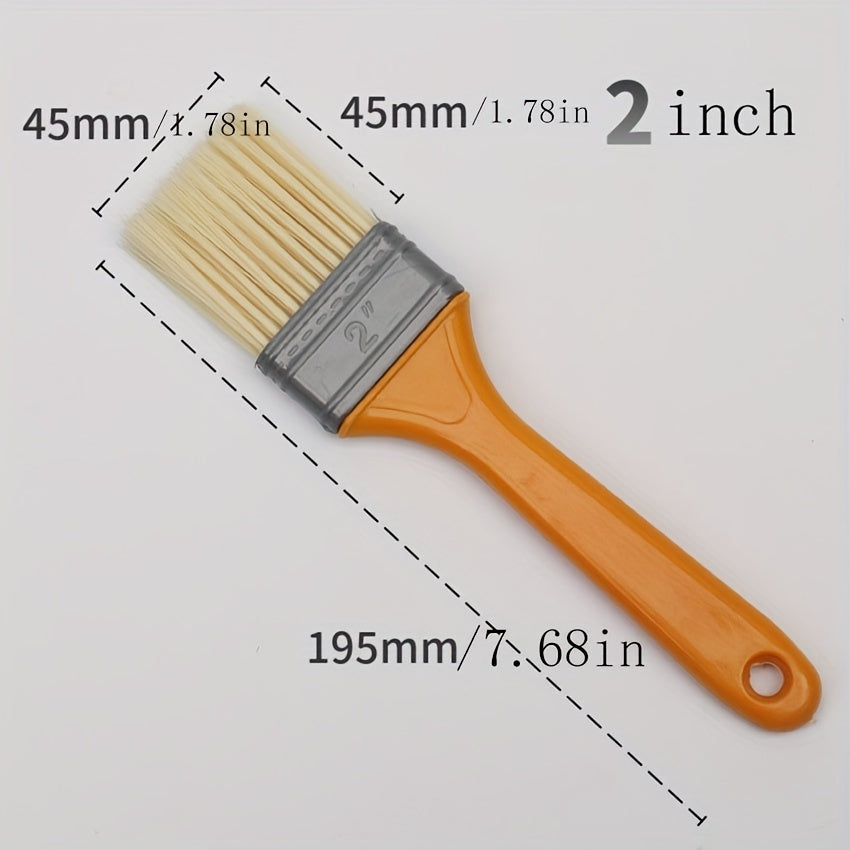 5pcs Plastic Handle Hair Brush Full Sharpening Silk Hair Sweeping Cleaning Brush