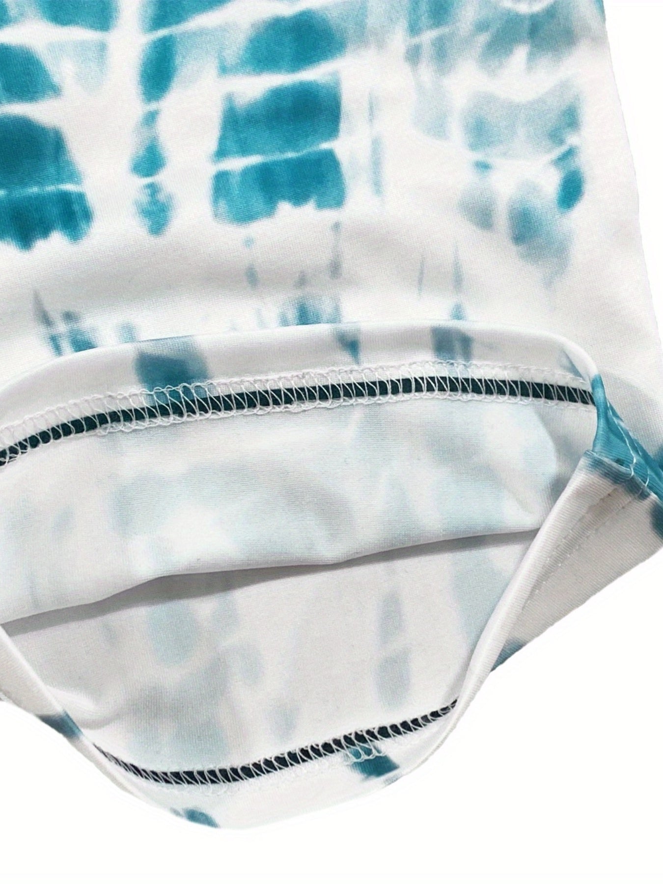  Tie Dye Stripe Print Skinny Leggings