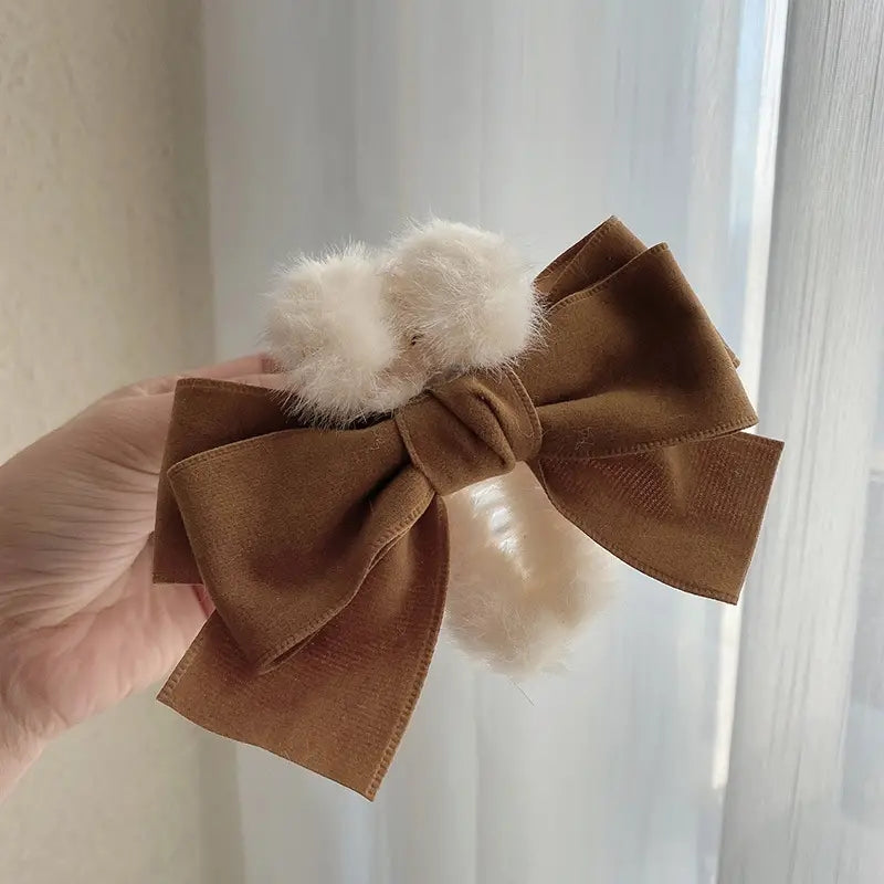 Large Bow Hair Claw Clip Sweet Grip Hair Jaw Clip Thick Hair Accessories