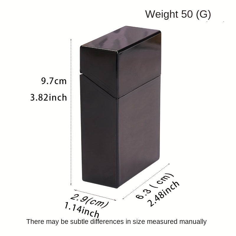 Transparent Flip Thick Cigarette Box Bulk Cigarette Box DIY Cream Plastic Box