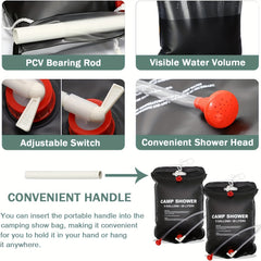 Portable Outdoor Bath Bag for Camping & Picnics