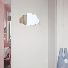 Acrylic Cloud Mirror Stickers for Kids and Girls