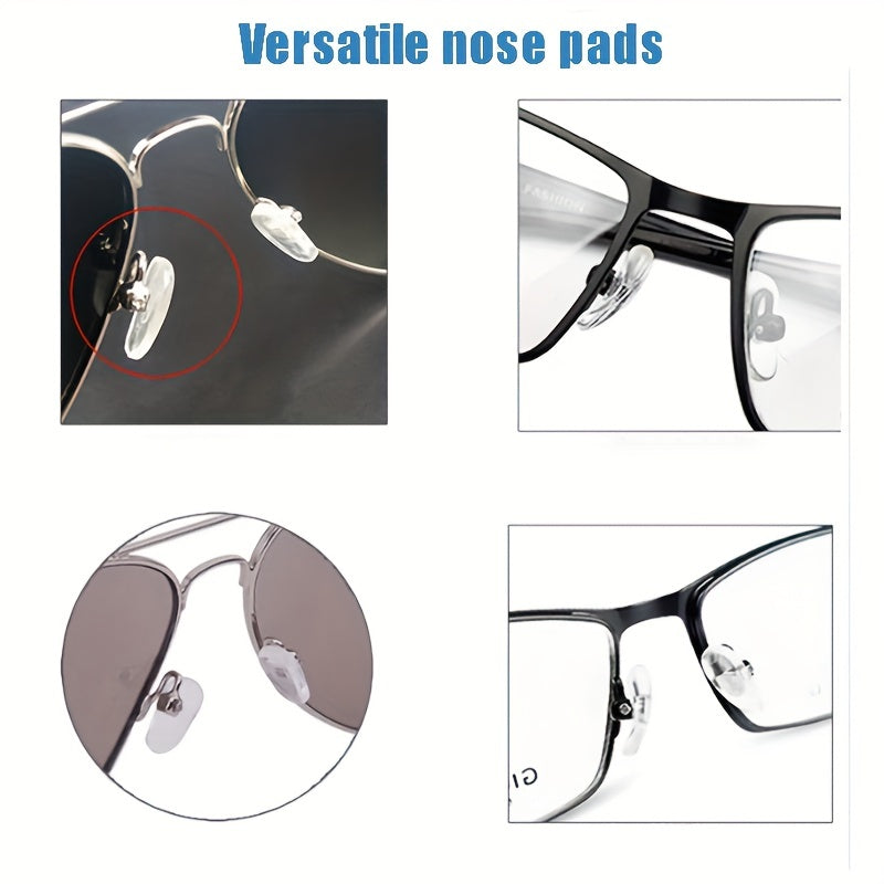 Silicone Nose Pad for Glasses Anti-slip Soft Melon Shape 6 Pairs