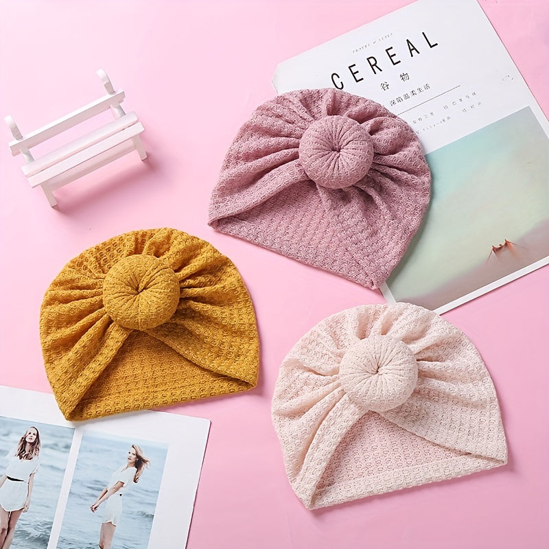 Baby Knot Turban Stretchy Head Wrap Soft Beanie Hat