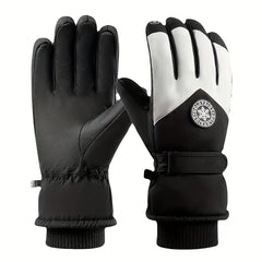 Waterproof Touch Screen Non slip Plus Velvet Windproof Warm Gloves