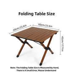 Portable Folding Table for Camping Hiking Picnics BBQs