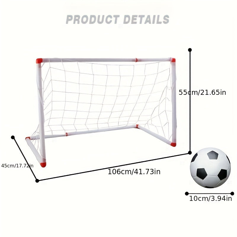 Kids' Soccer Set with Goal, Ball, Pump