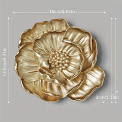 Resin Flower Wall Decorations for TV Background Wall