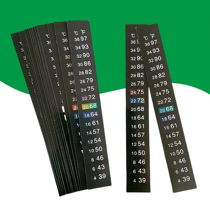 4 Pack Aquarium Thermometer Stickers Easy Accurate Fish Tank Temperature Monitor