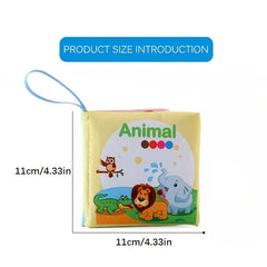 Educational Baby Cloth Books English Animal Fruit Cognitive