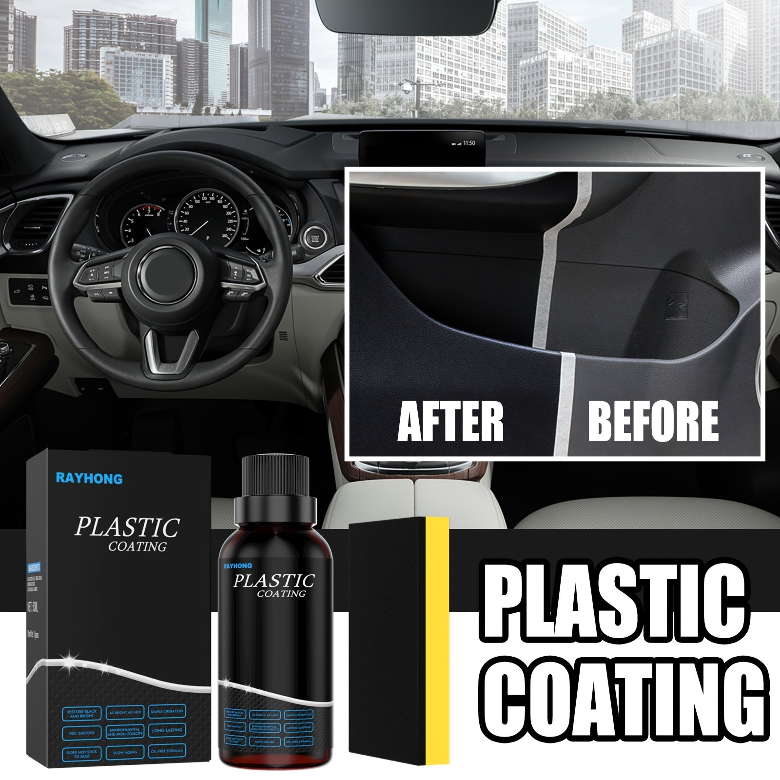 Plastic Restorer for Cars Ceramic Coating Trim Restore