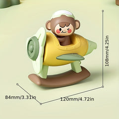 Funny Whistle 3D Airplane Toy for Babies