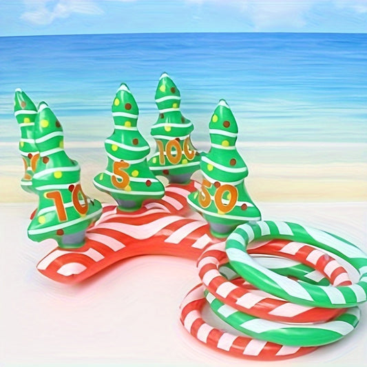 Inflatable Christmas Hoop Cross Tree Toy