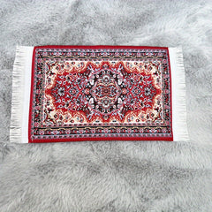 Vibrant Dollhouse Rug 1pc Compact Durable Textile for Decor