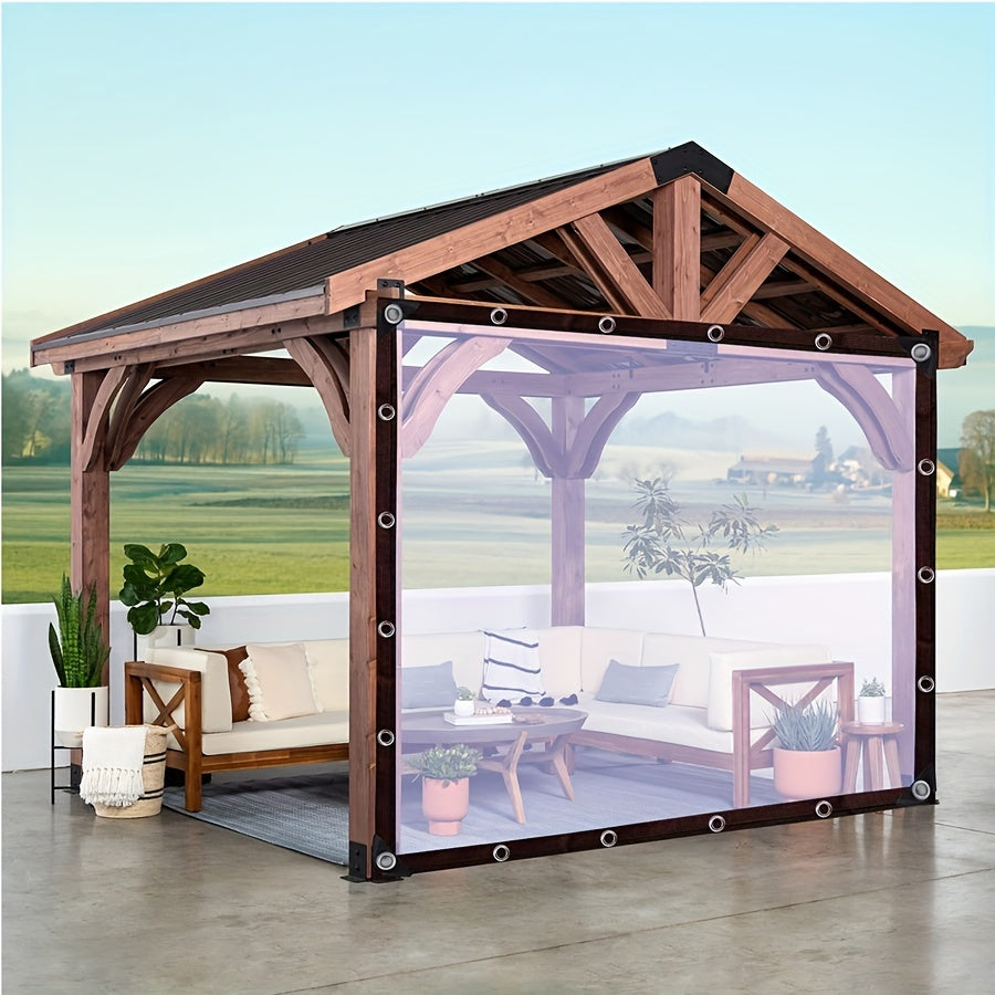 Clear Tarps Heavy Duty Waterproof Tarp with Grommets