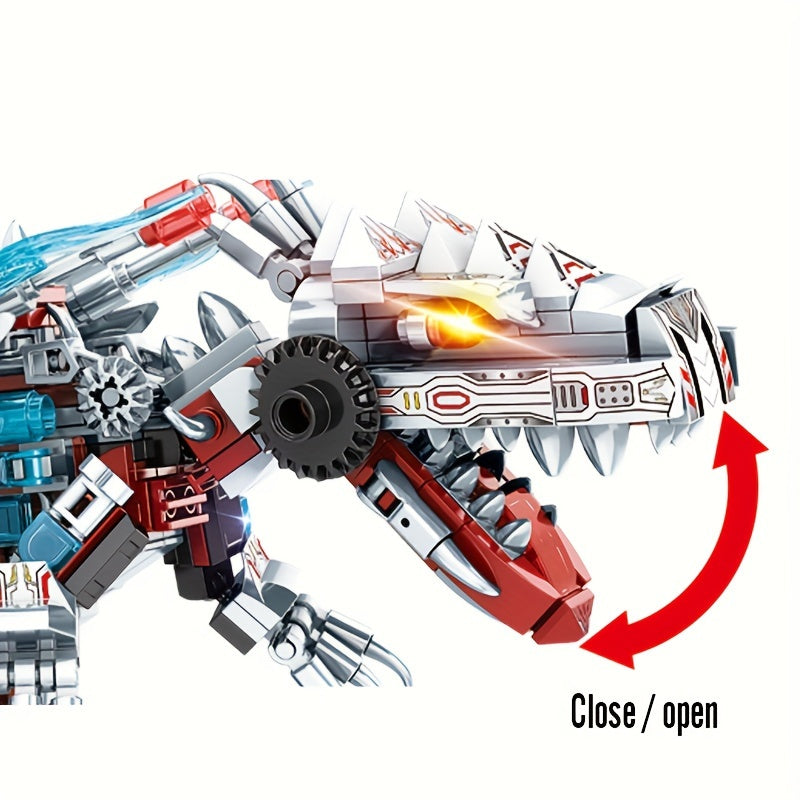 Mechanical Dinosaur Building Blocks 2 Transformable Models