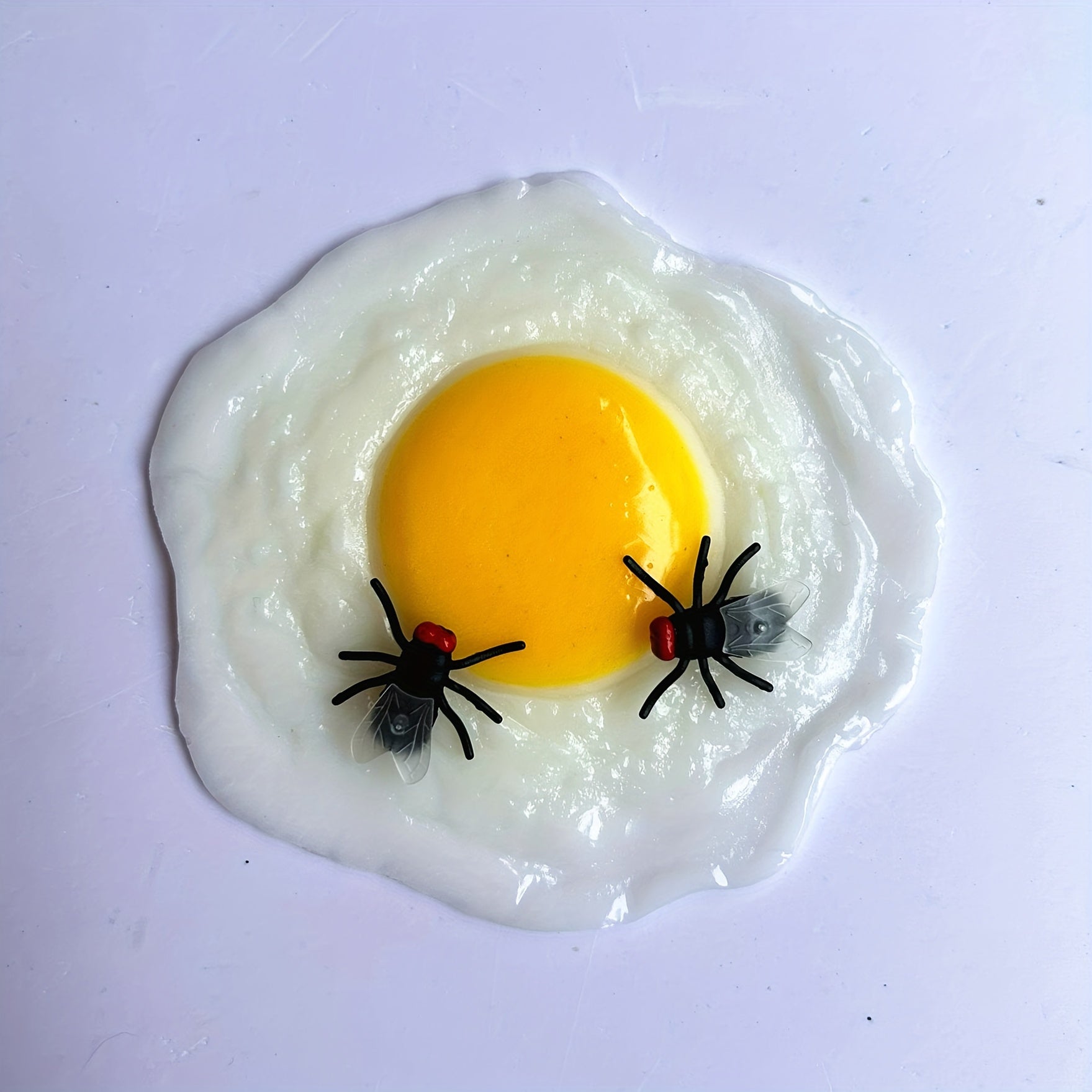 Egg Yolk King Simulation Sun Egg Flour Fried Egg TPR Soft Glue Egg Toy