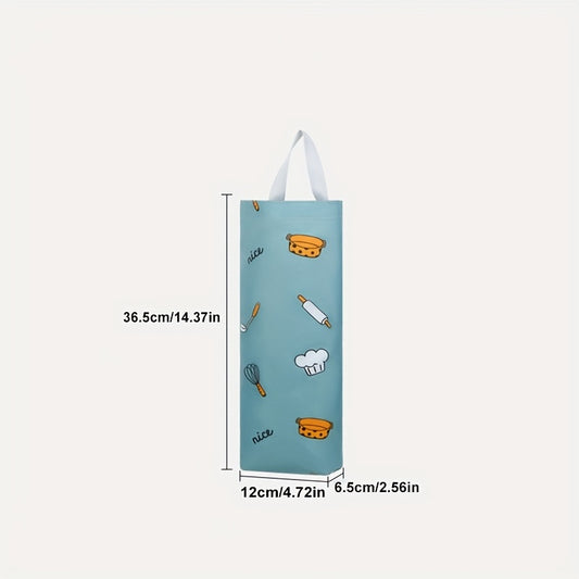 Plastic Bag Holder Wall Mount - Grocery Bag Storage Dispenser