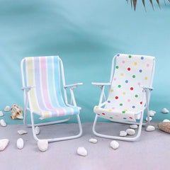 Colorful Beach Chair Set for Fairy Garden