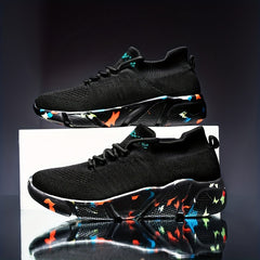 Men's Lightweight Knit Sneakers for Running