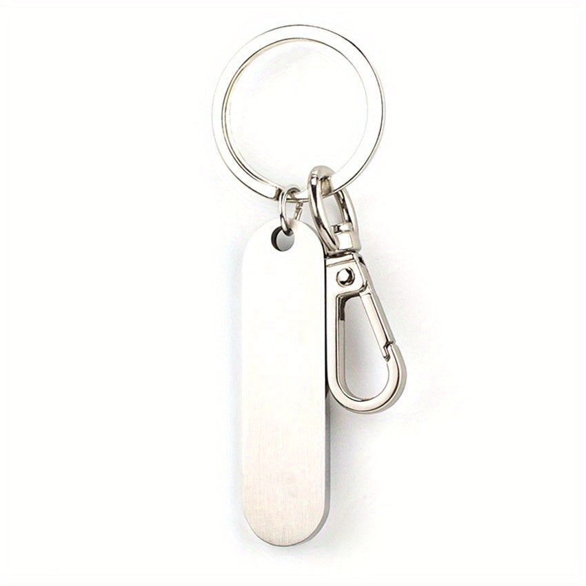 Stainless Steel Car Keychains Personalized Name Phone Number