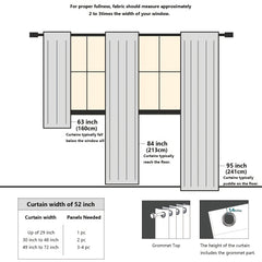 Chiffon Sheer Curtains Grommet Top Modern Style Home Decor